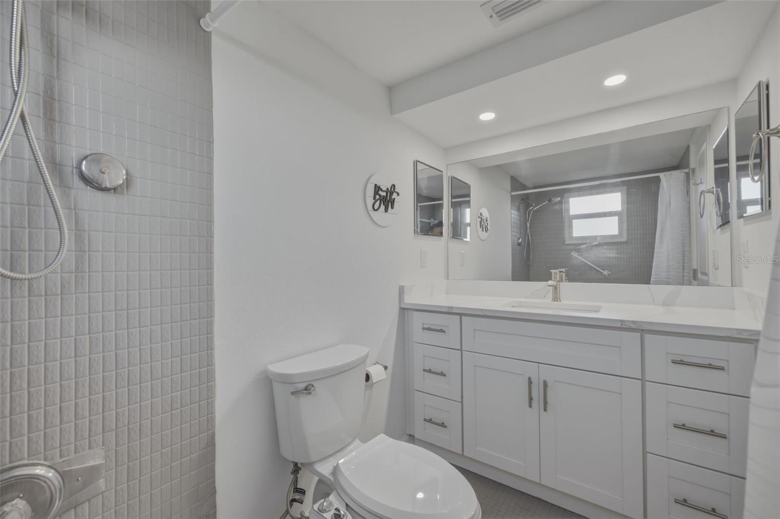 Updated primary bathroom