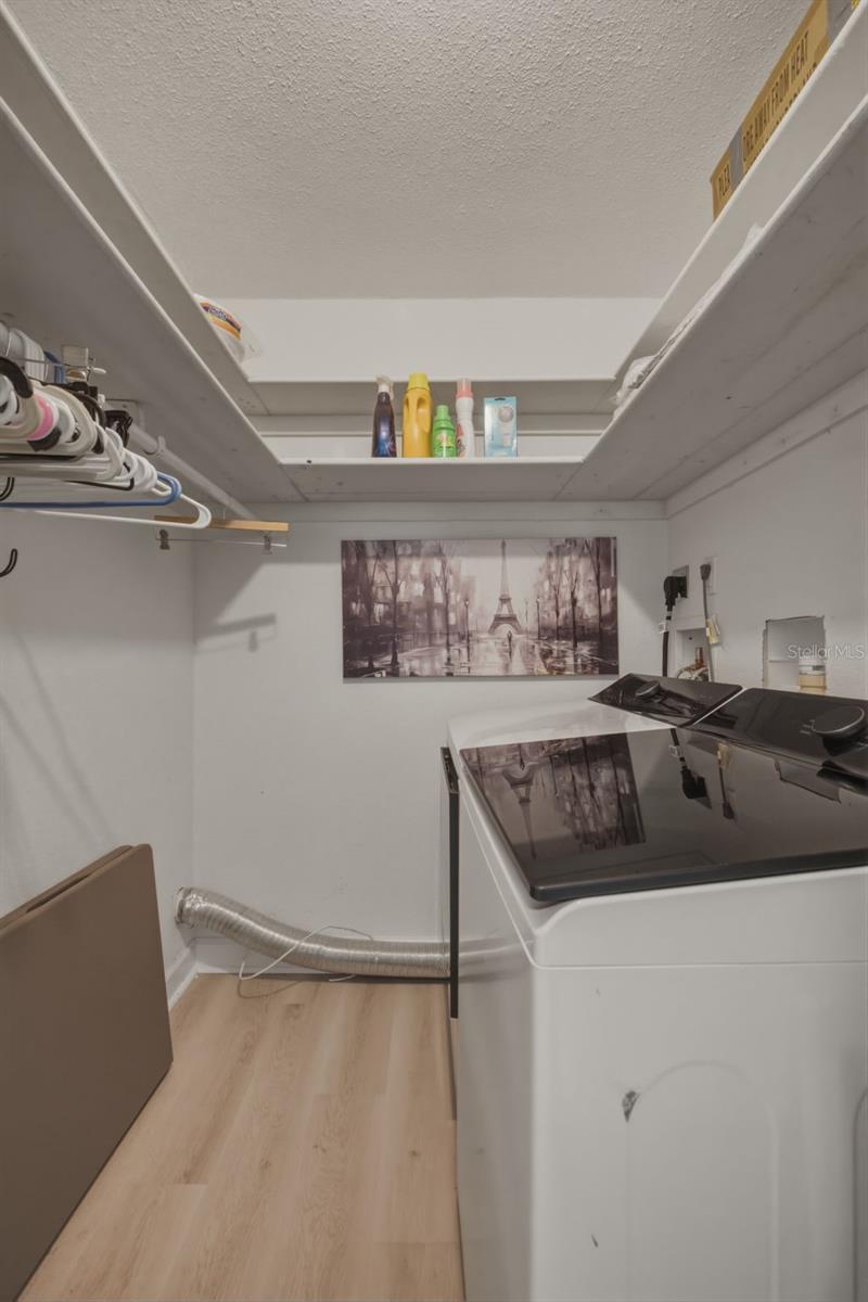 Washer and dryer in unit!