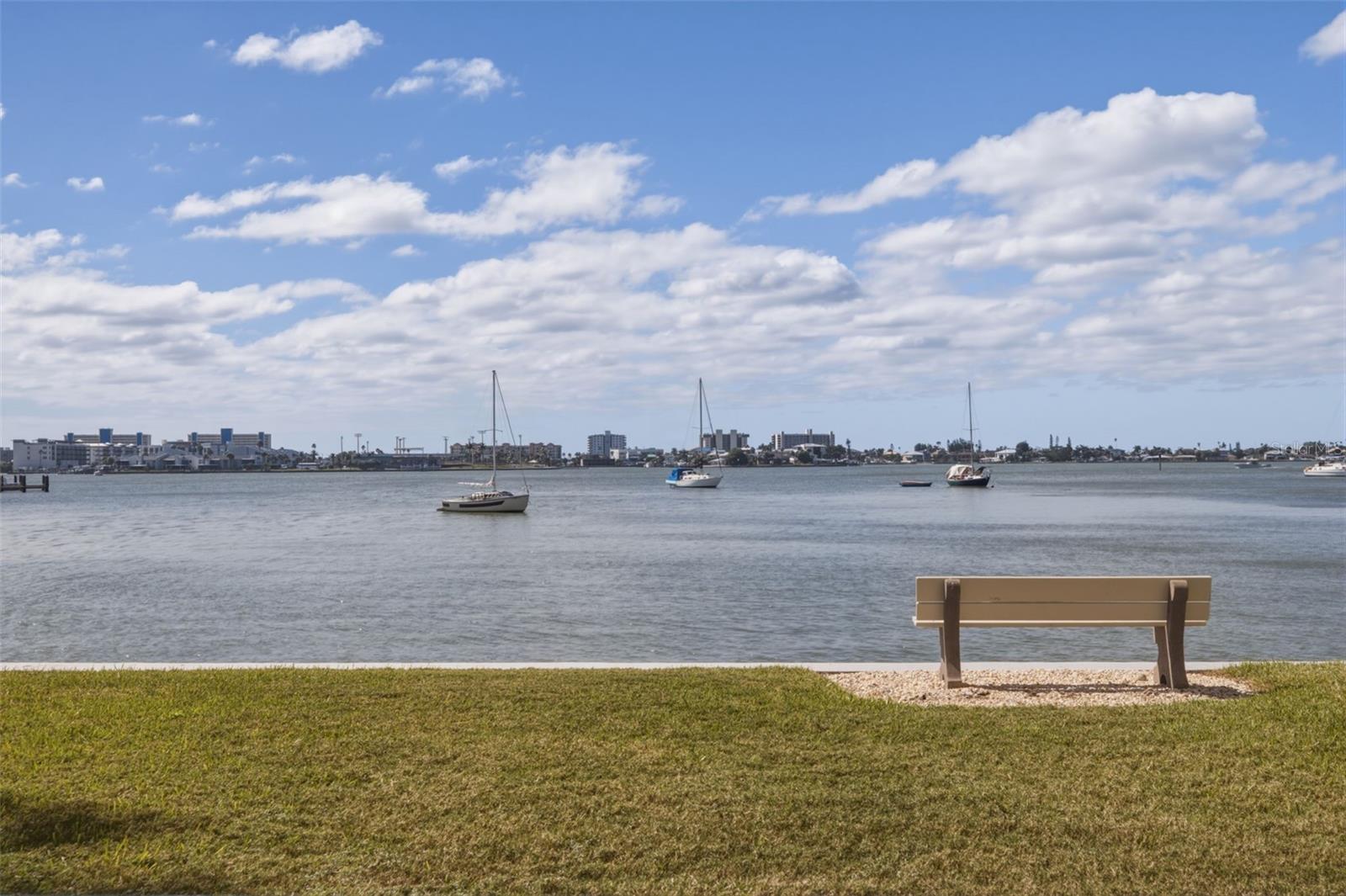 Watch the boats from the property!