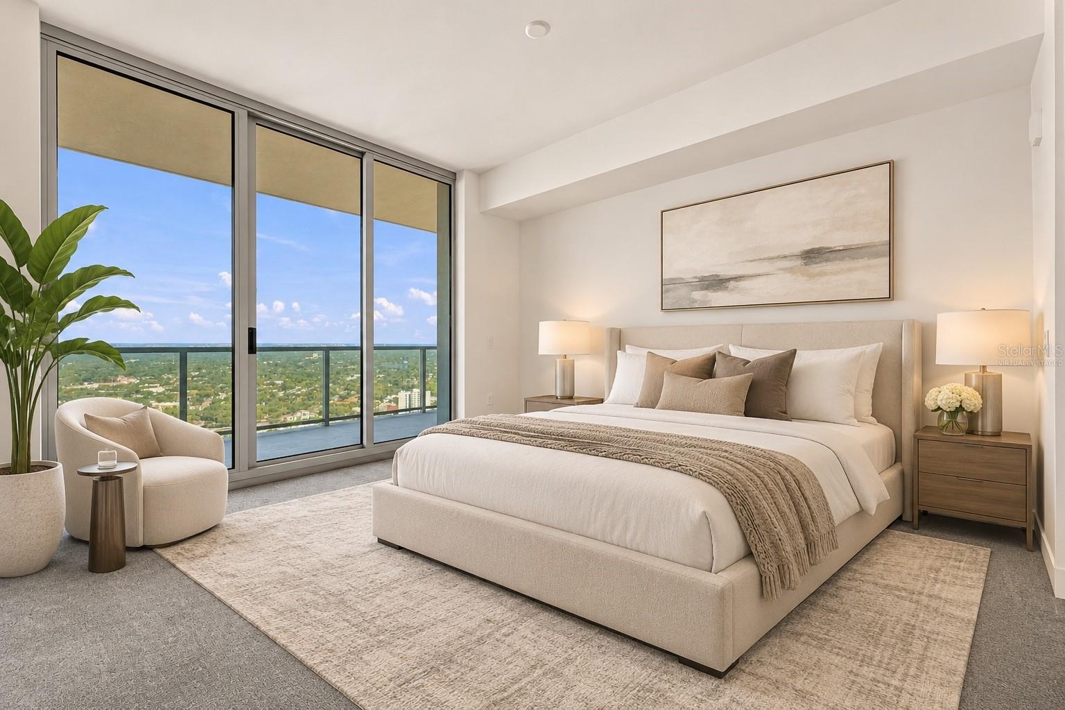 Primary Bedroom- virtually staged