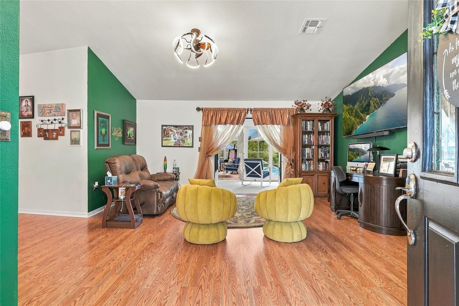 Enter in the Family Room