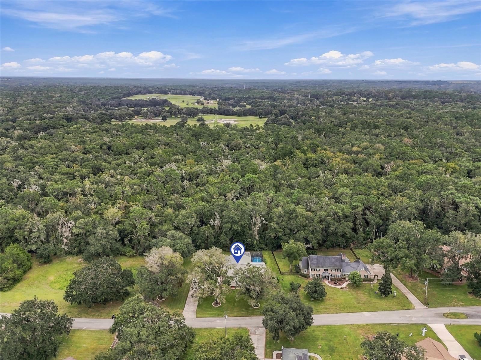 Conservation Acreage behind home