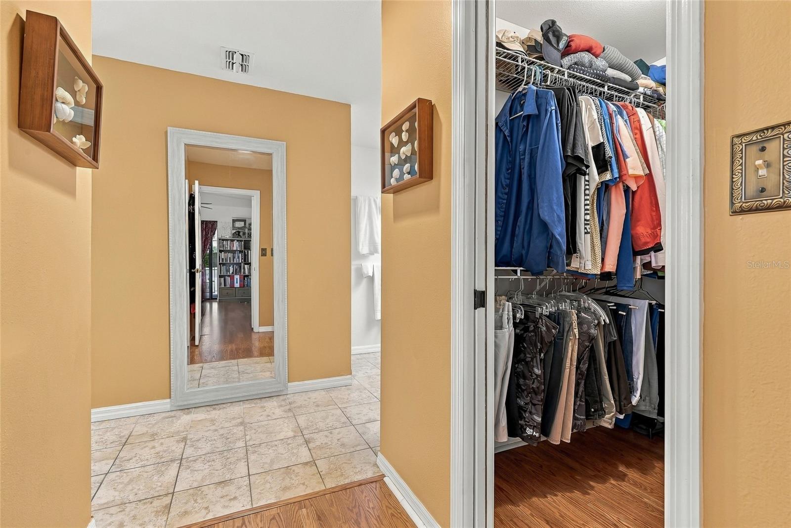 His and Hers Master Closets