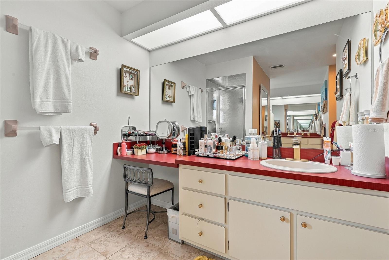 separate his and hers vanities