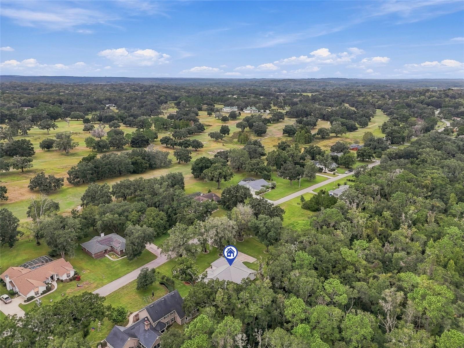 Brooksville Country Club across the street