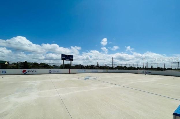 Outdoor Hockey Rink built by Tampa Bay Lightening