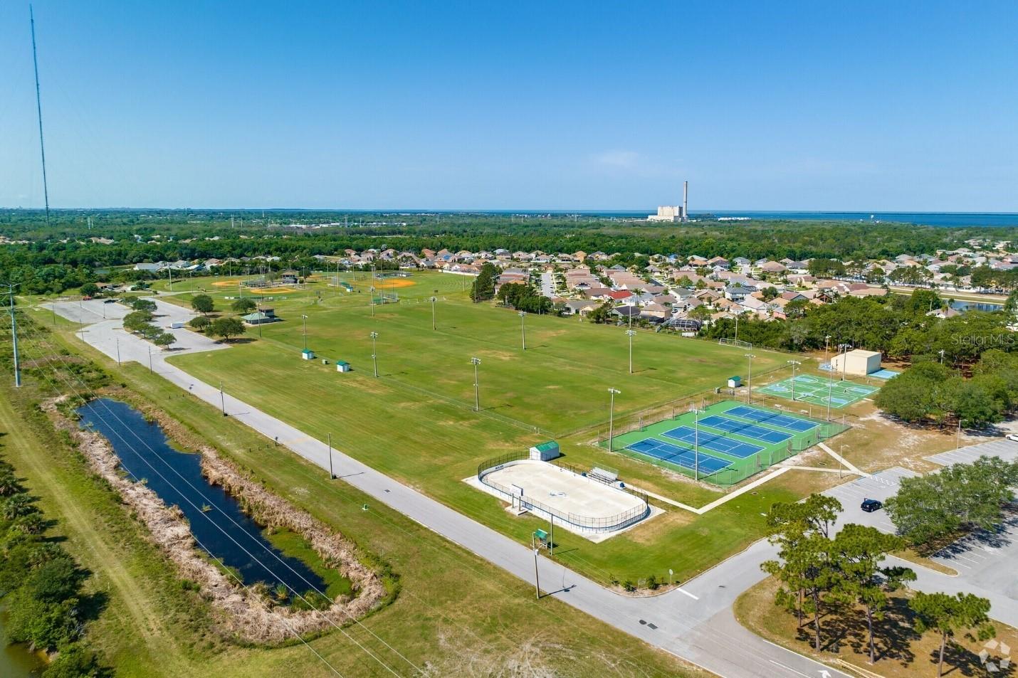 Walk 2 blocks to J. Ben Harill Recreation Compex