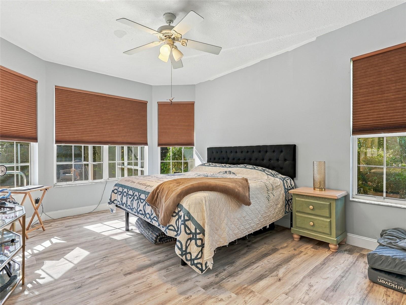 Master Bedroom with View to Pool