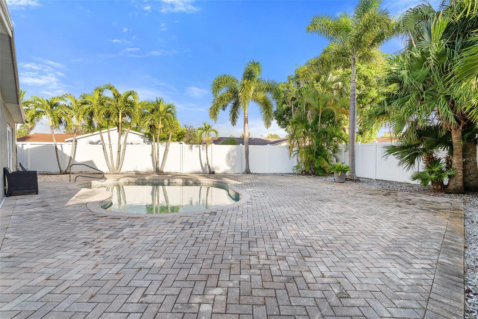 Patio and pool area
