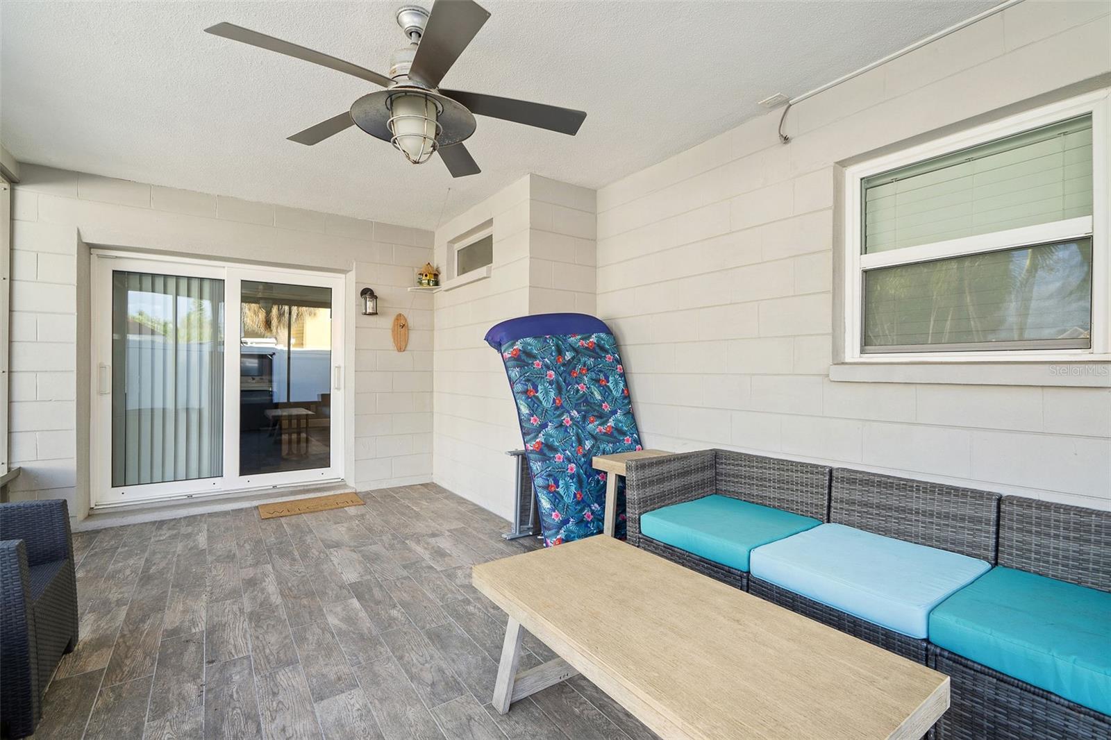 Screened patio