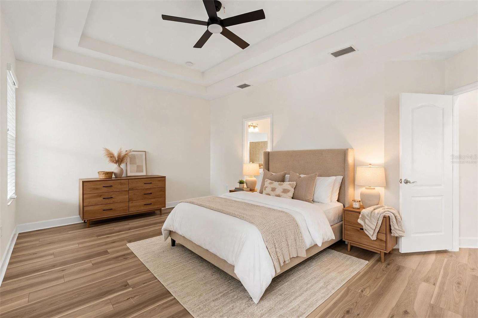 Primary Bedroom (Virtually Staged)