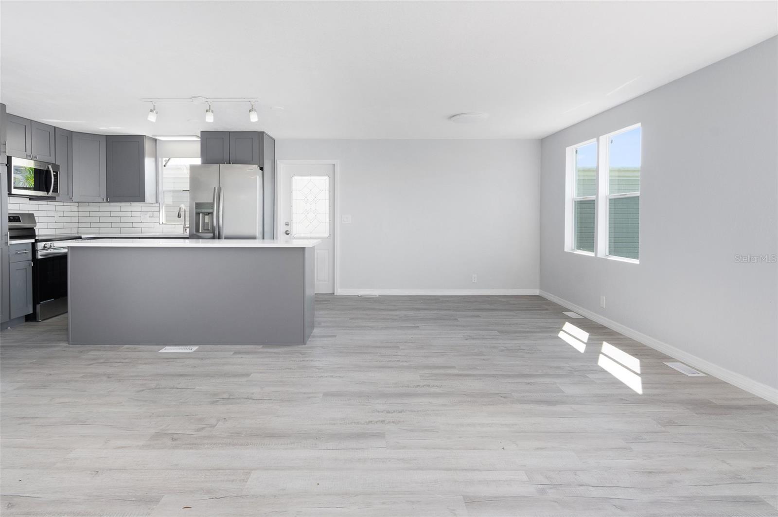 livingroom facing kitchen