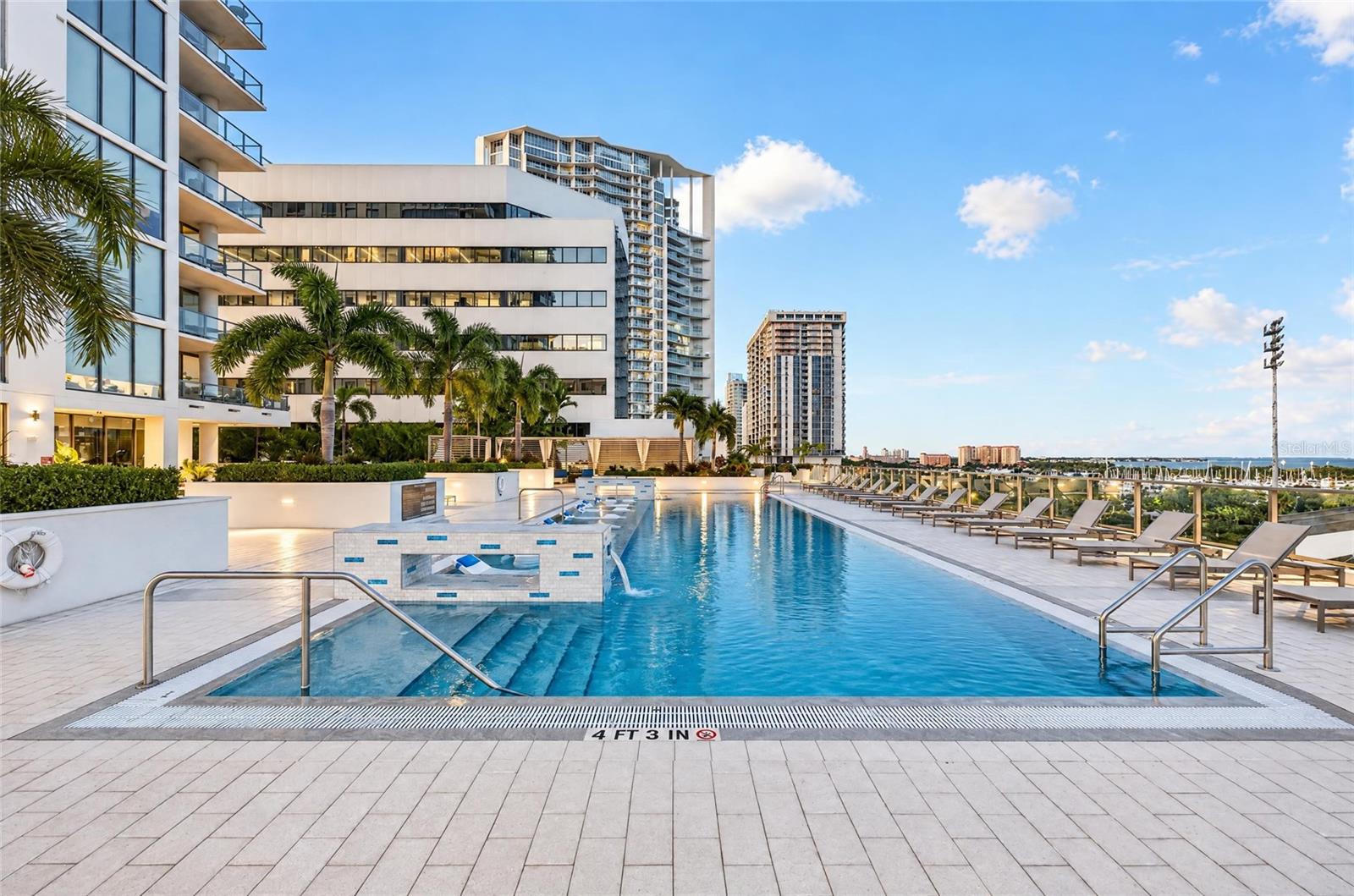 7th Floor Heated Saltwater Infinity Pool