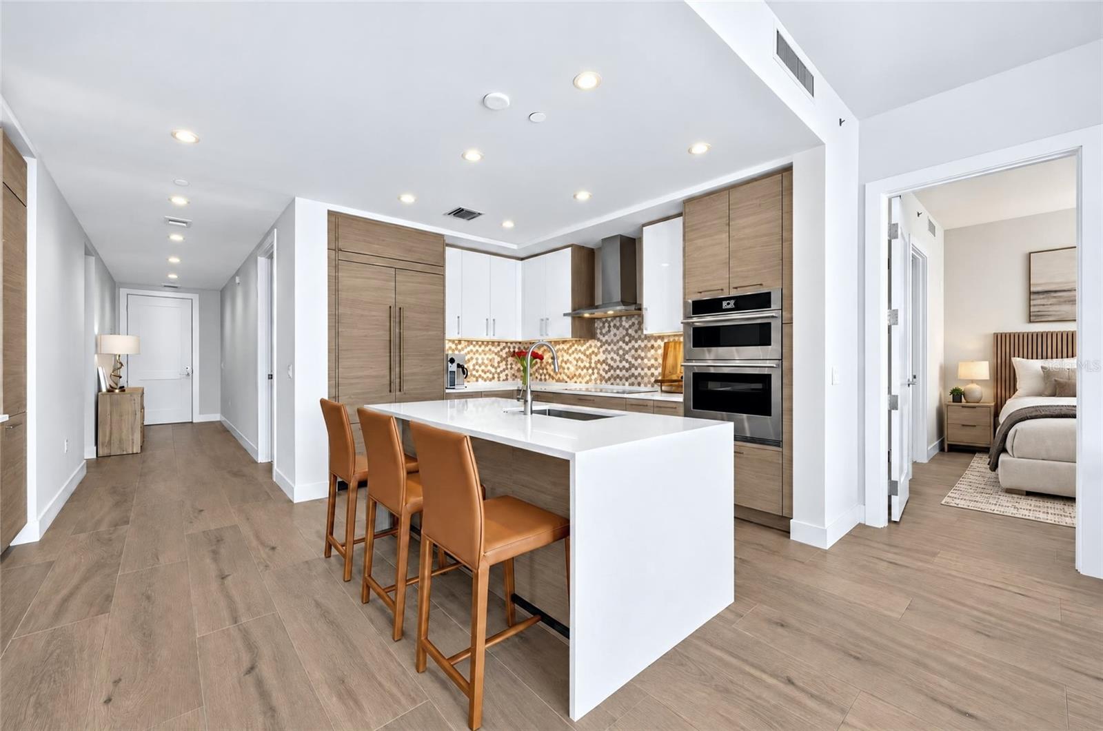 Kitchen View from Dining Area