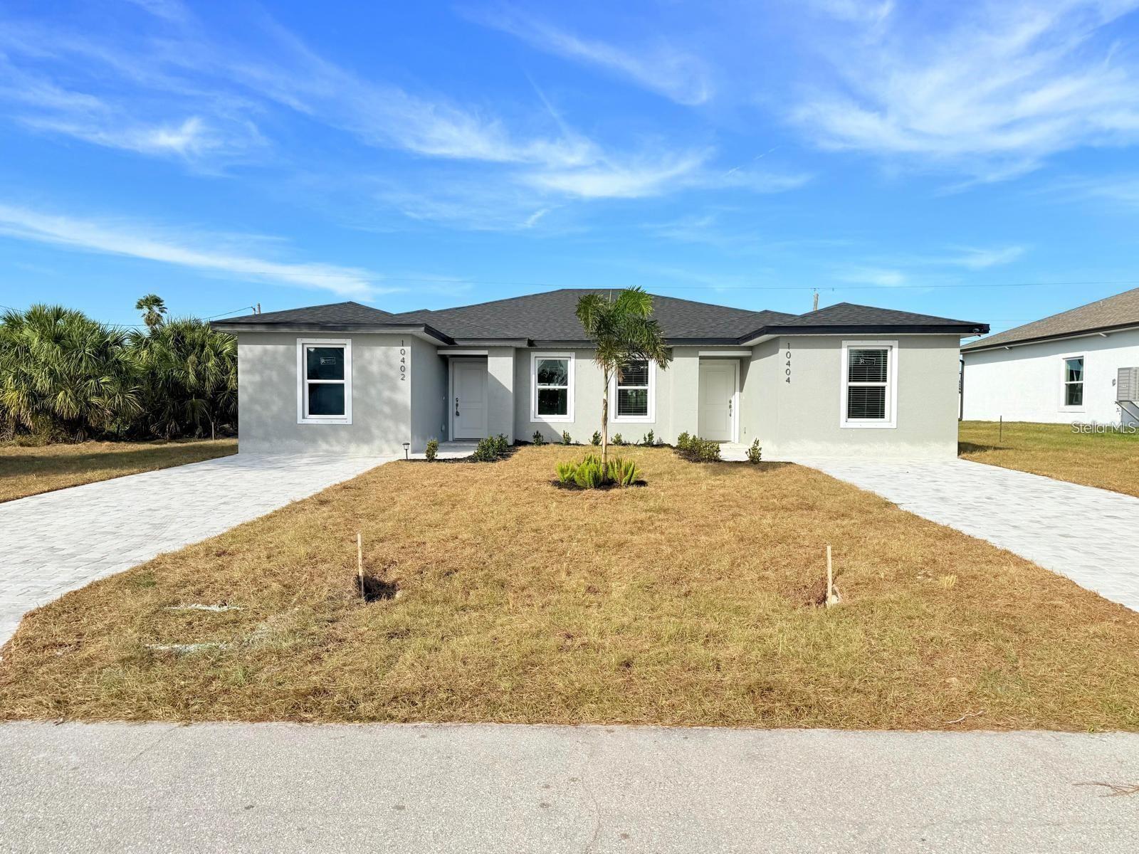 This is the model home picture.