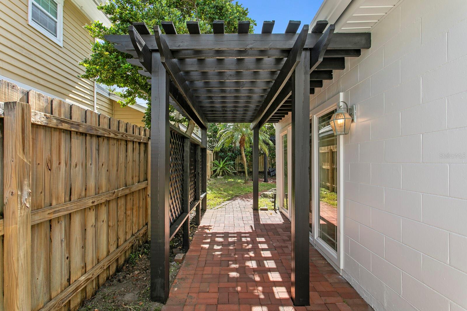 Outside the bonus room. Great for hammock to relax.