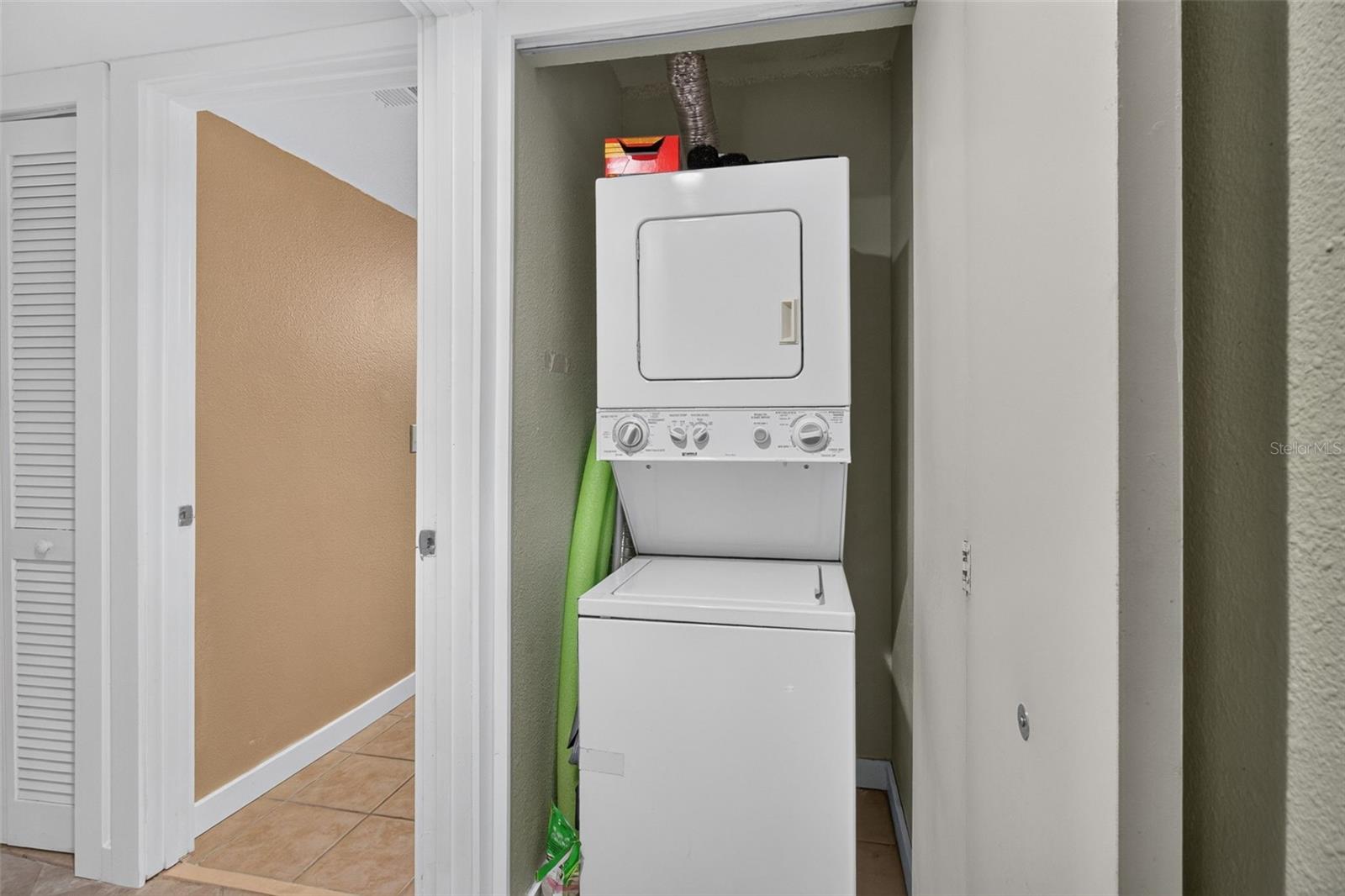Laundry closet near 2nd bath.