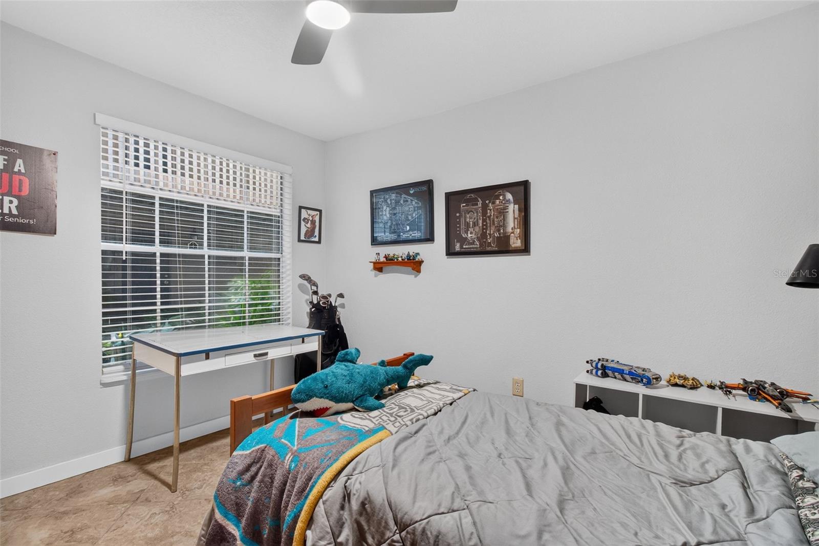 2nd bedroom view of courtyard