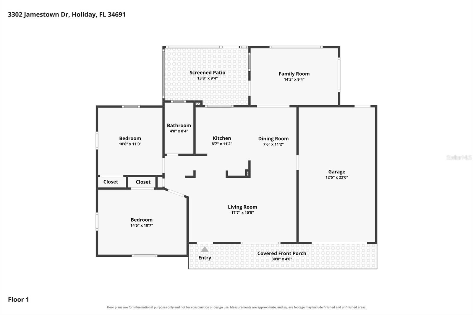 3302 JAMESTOWN DRIVE, Holiday, FL 34691