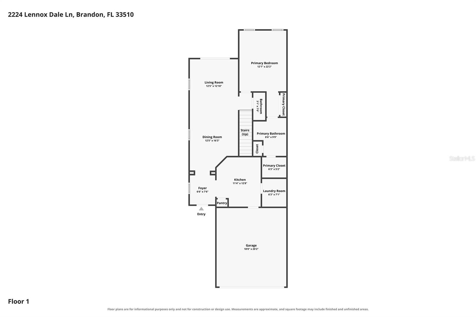2224 LENNOX DALE LANE, Brandon, FL 33510
