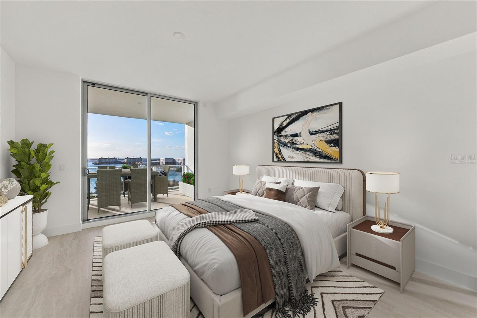 Primary Bedroom-virtually staged
