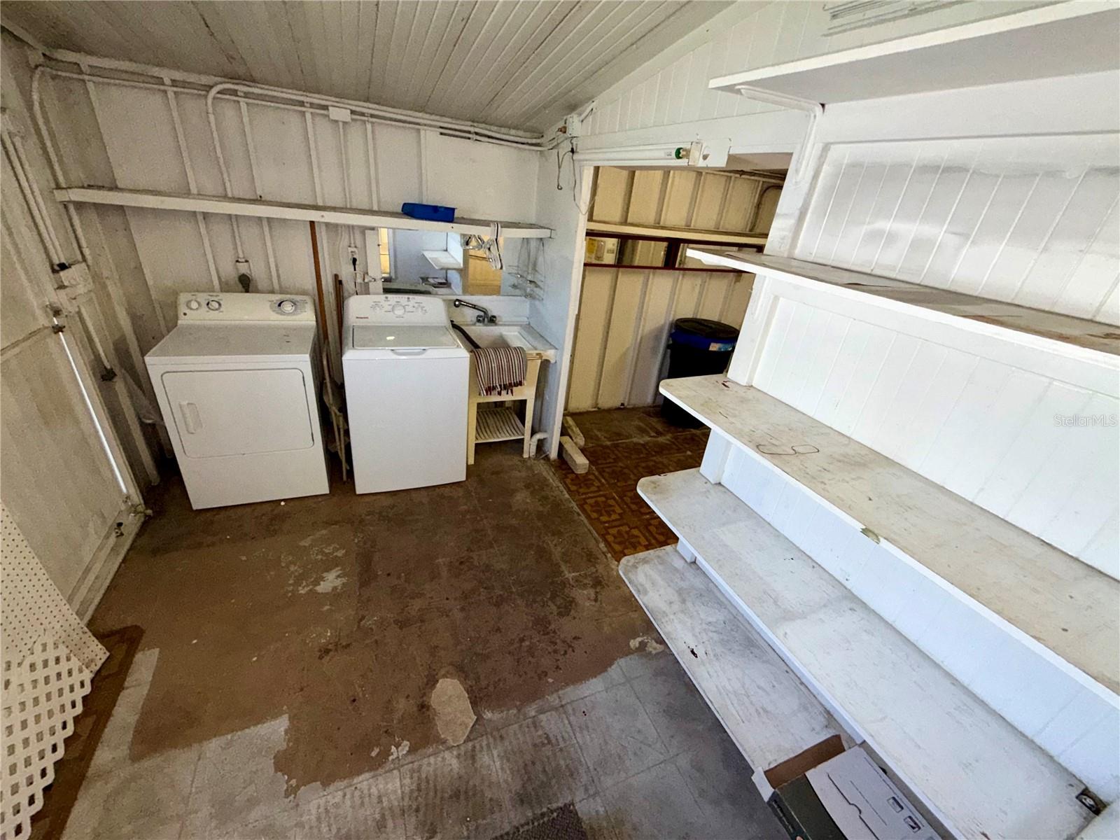 Laundry Room, entrance off of Primary Closet