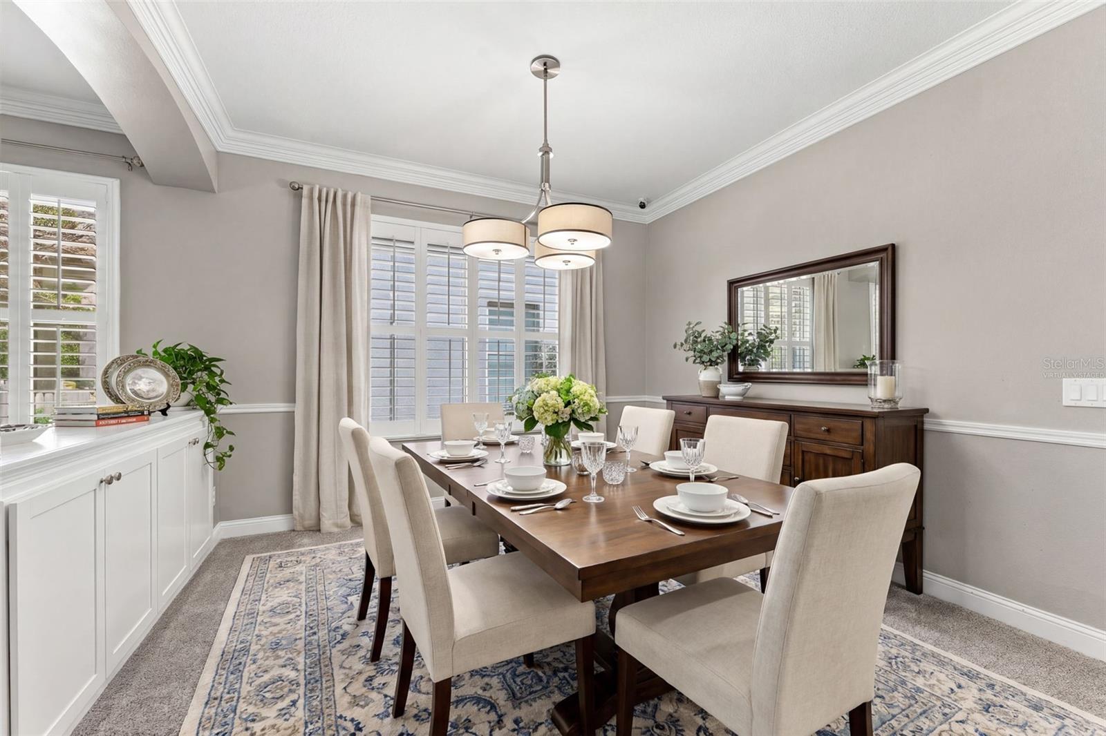 Dining Room Virtually Staged