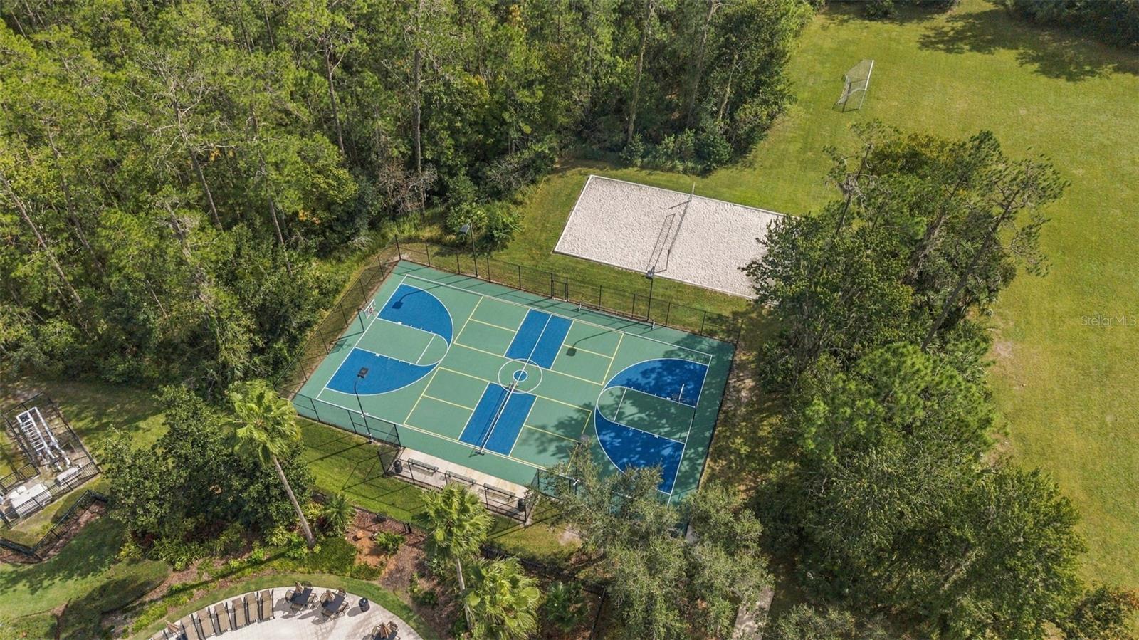 Volleyball & Basketball / Pickel Court