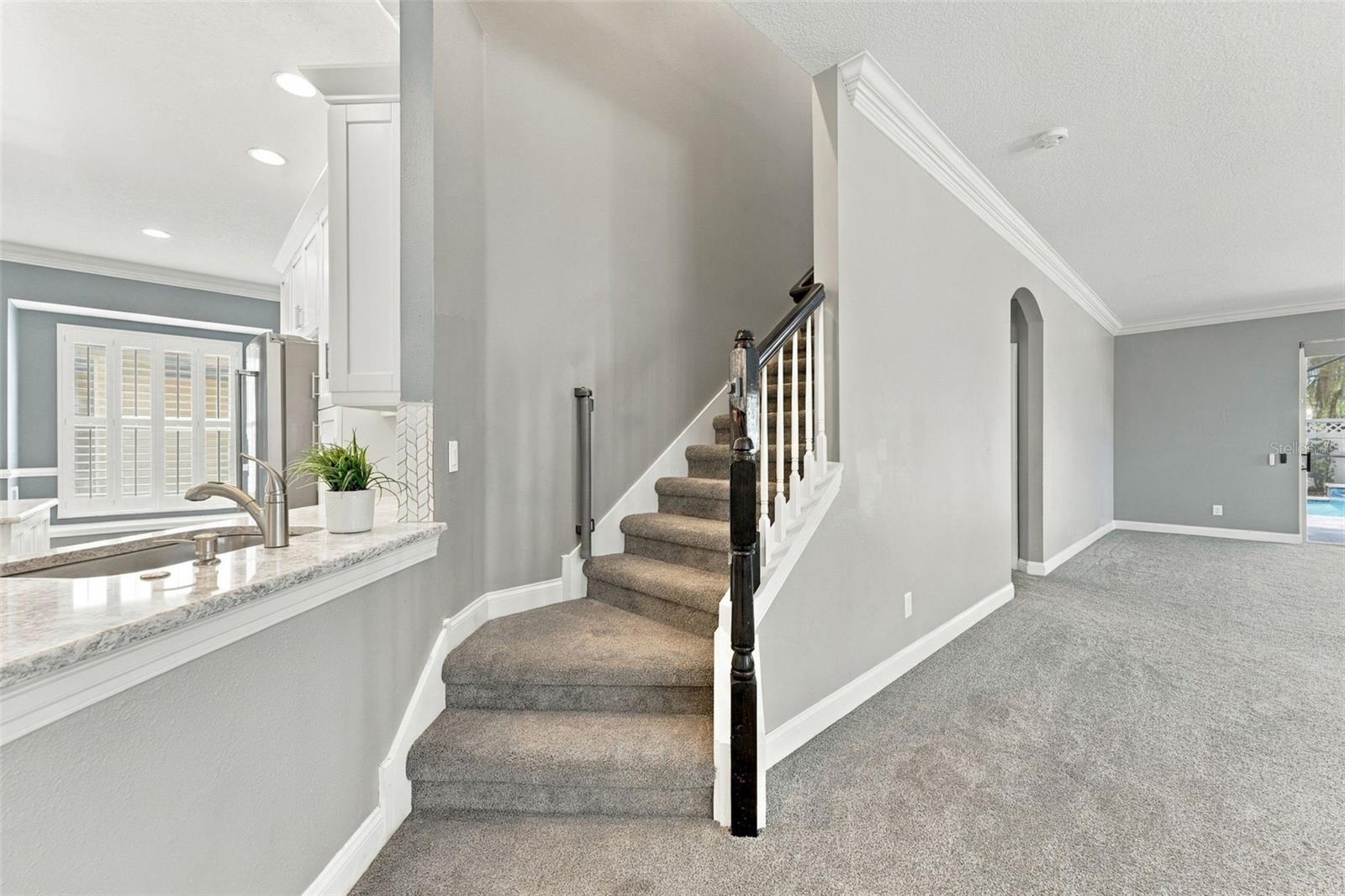 Stairs Leading to Bonus Room
