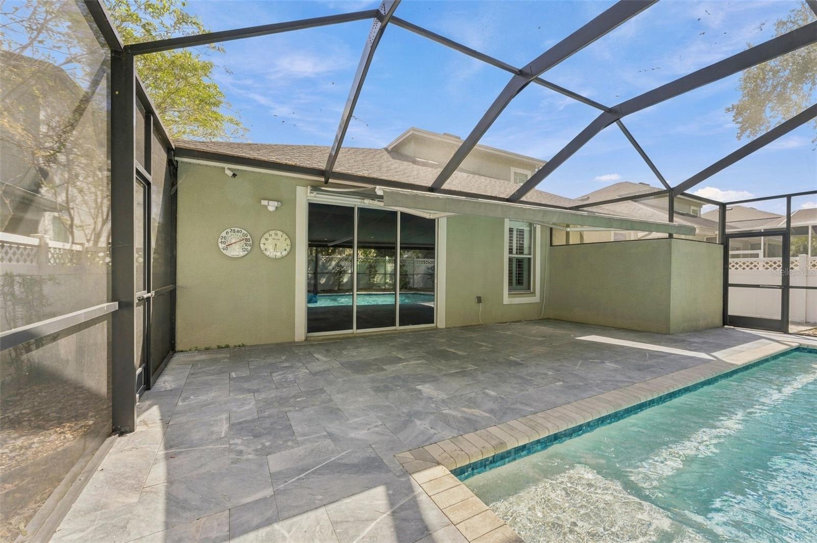 Maintenance Free Marble Patio