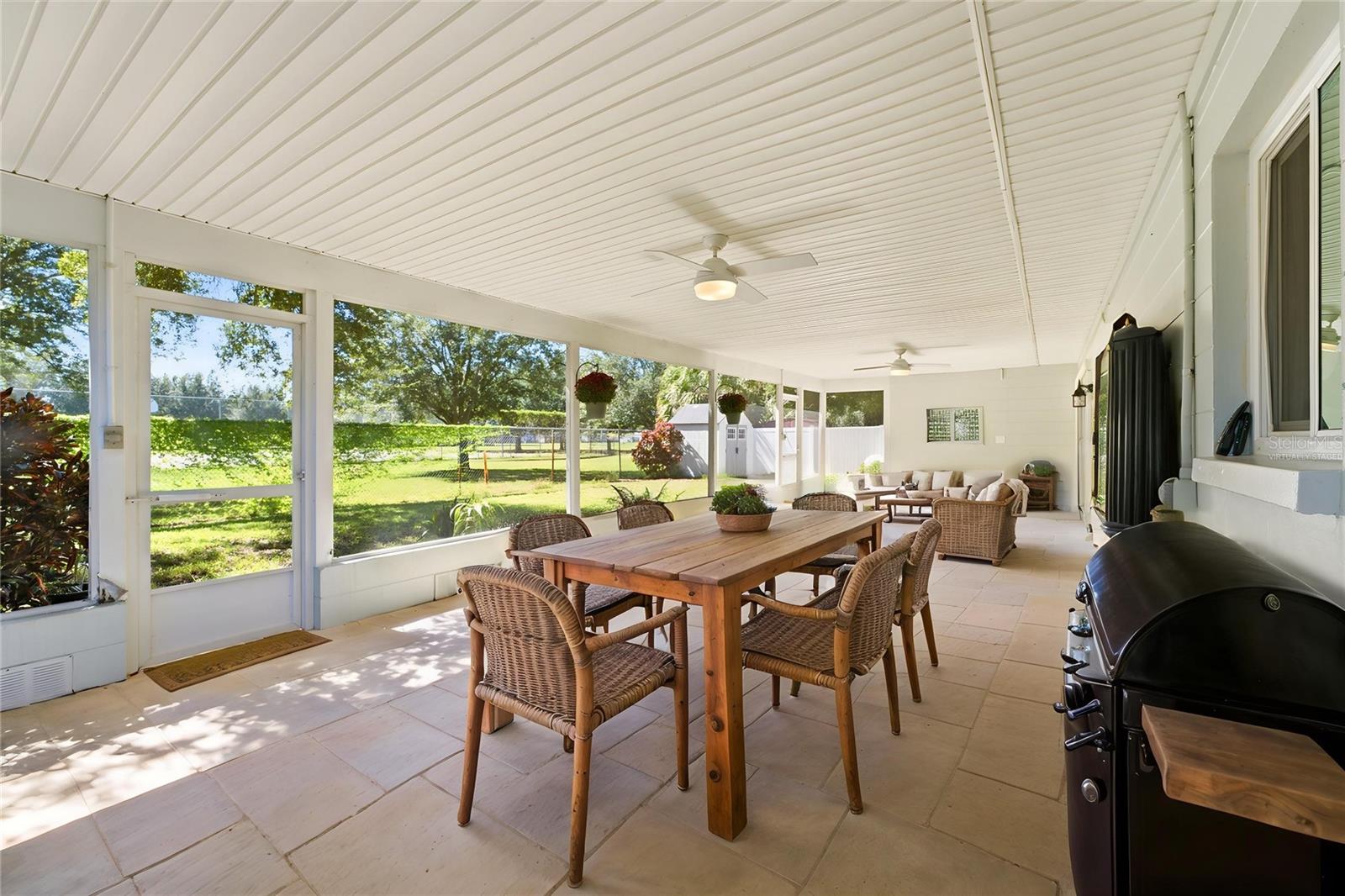 Virtually Staged Rear Porch Virtually Staged Rear Porch