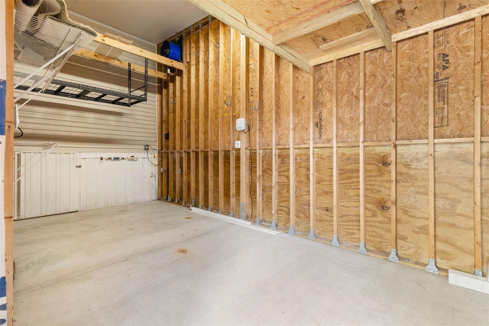 Large shed with double doors