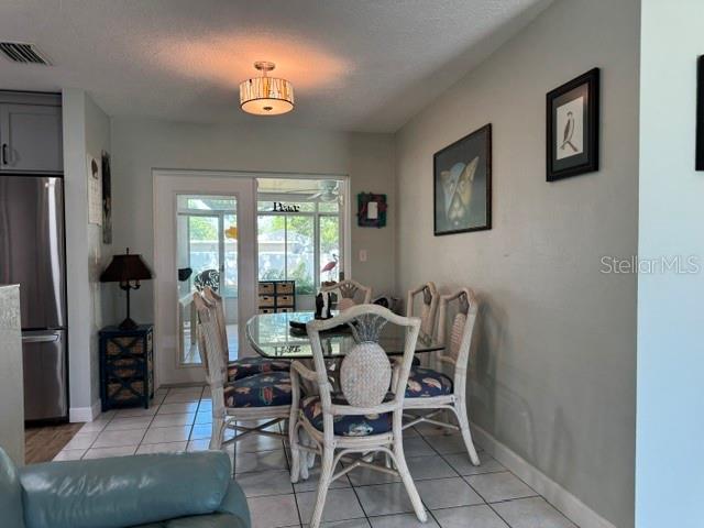 Dining room view from living room
