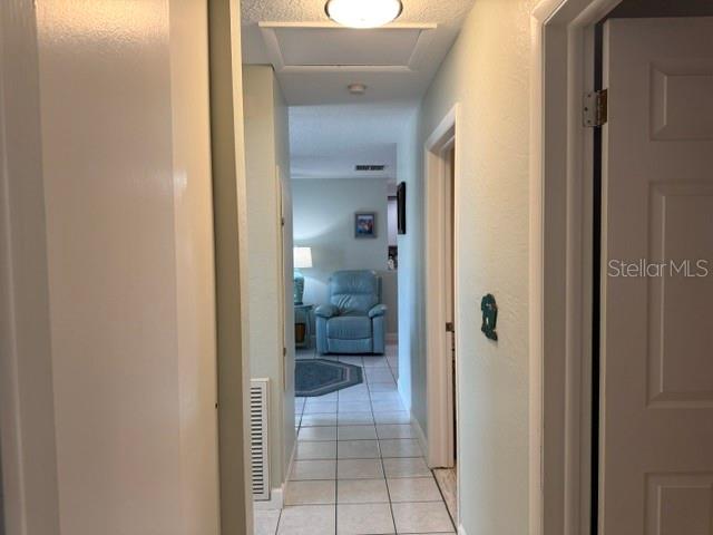 Hallway view towards living room