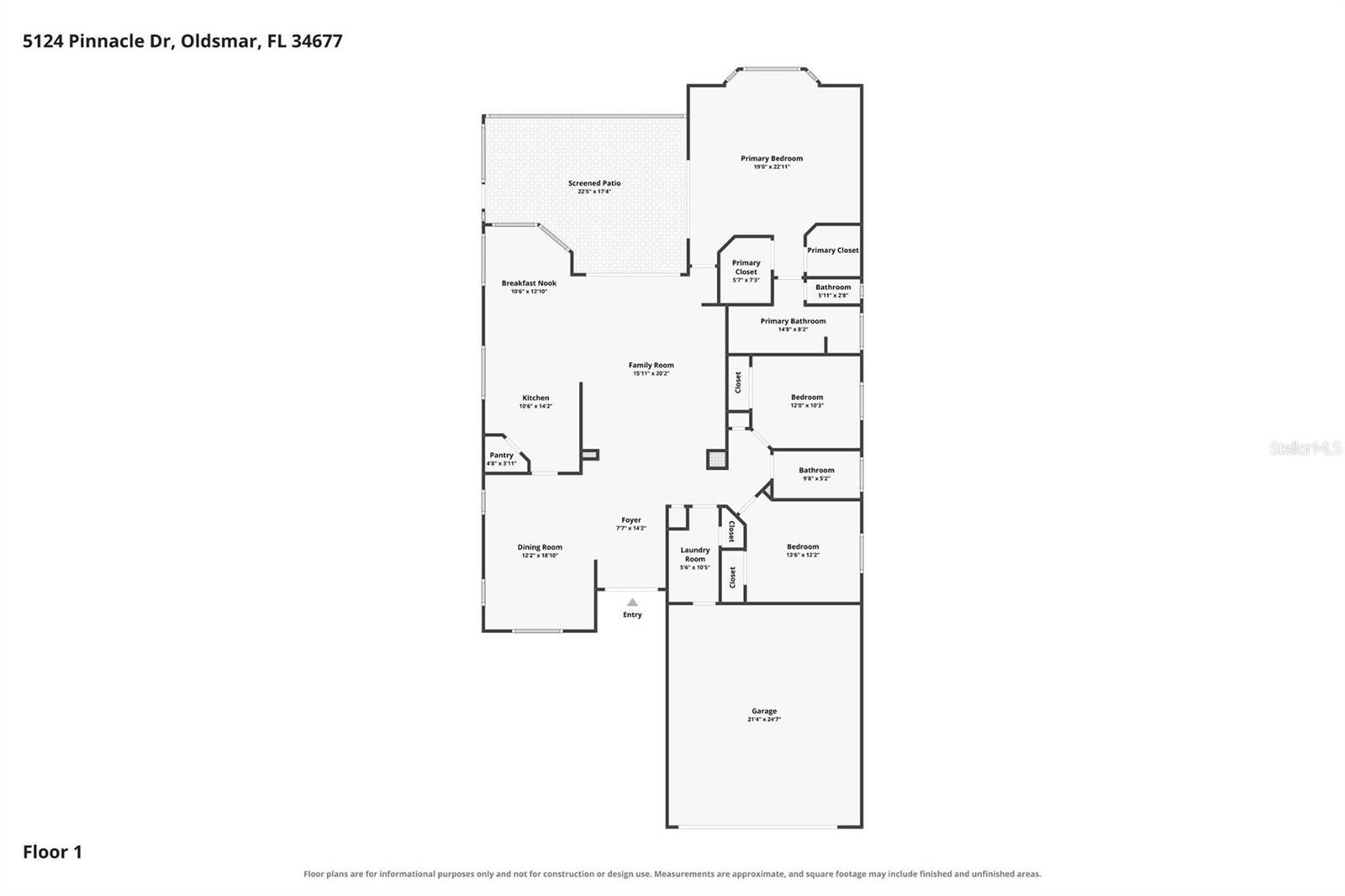 5124 PINNACLE DRIVE, Oldsmar, FL 34677