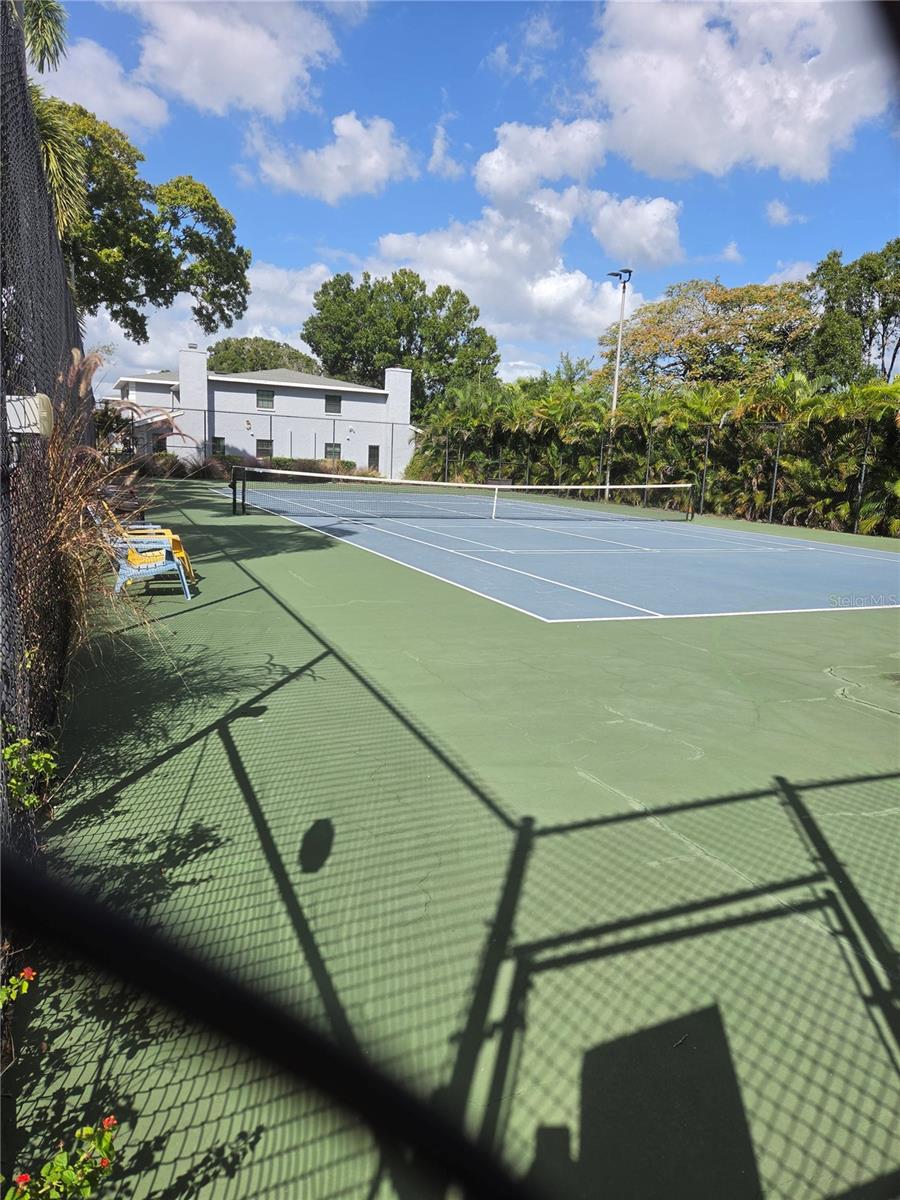 Tennis/pickleball court