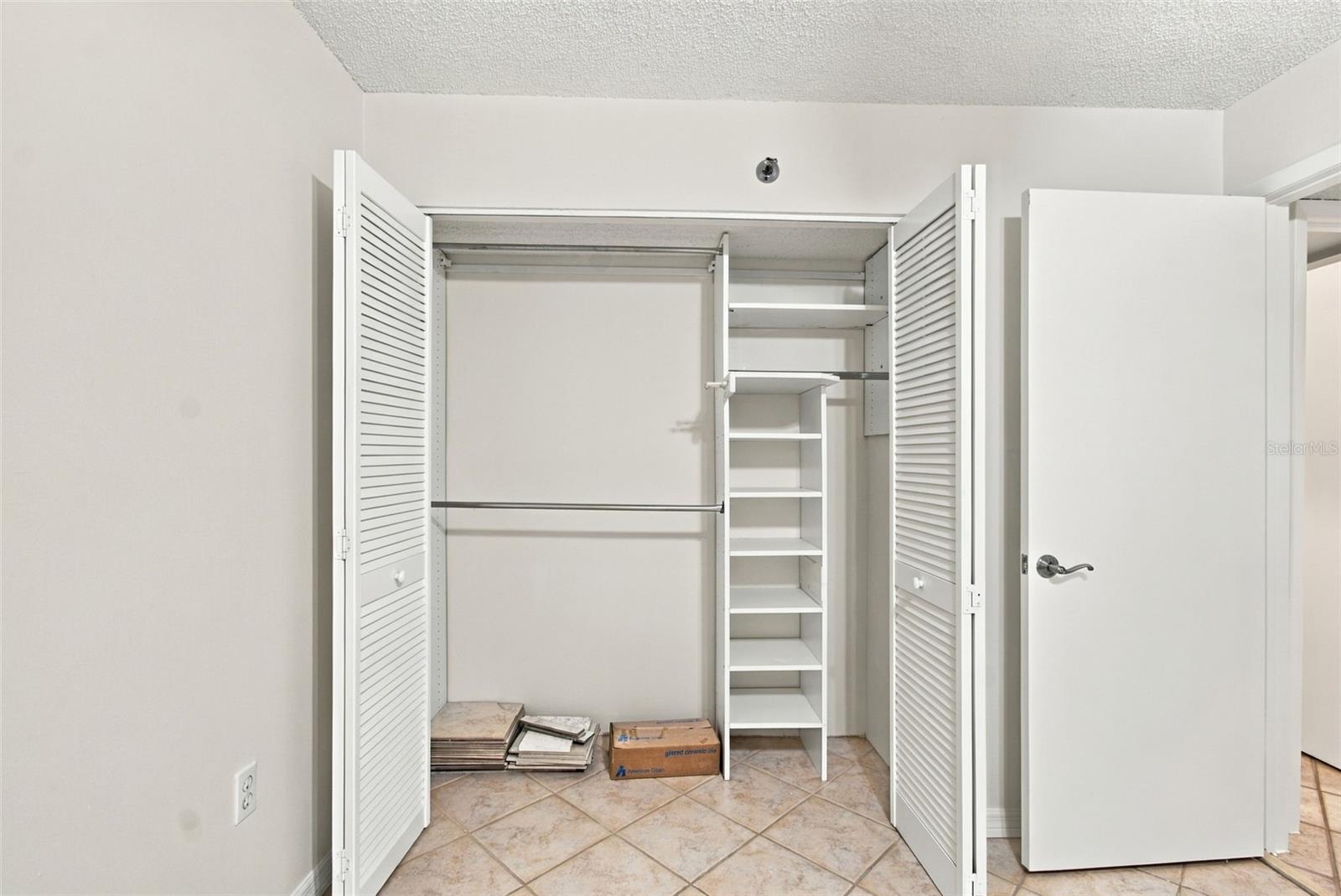 Existing built in closets