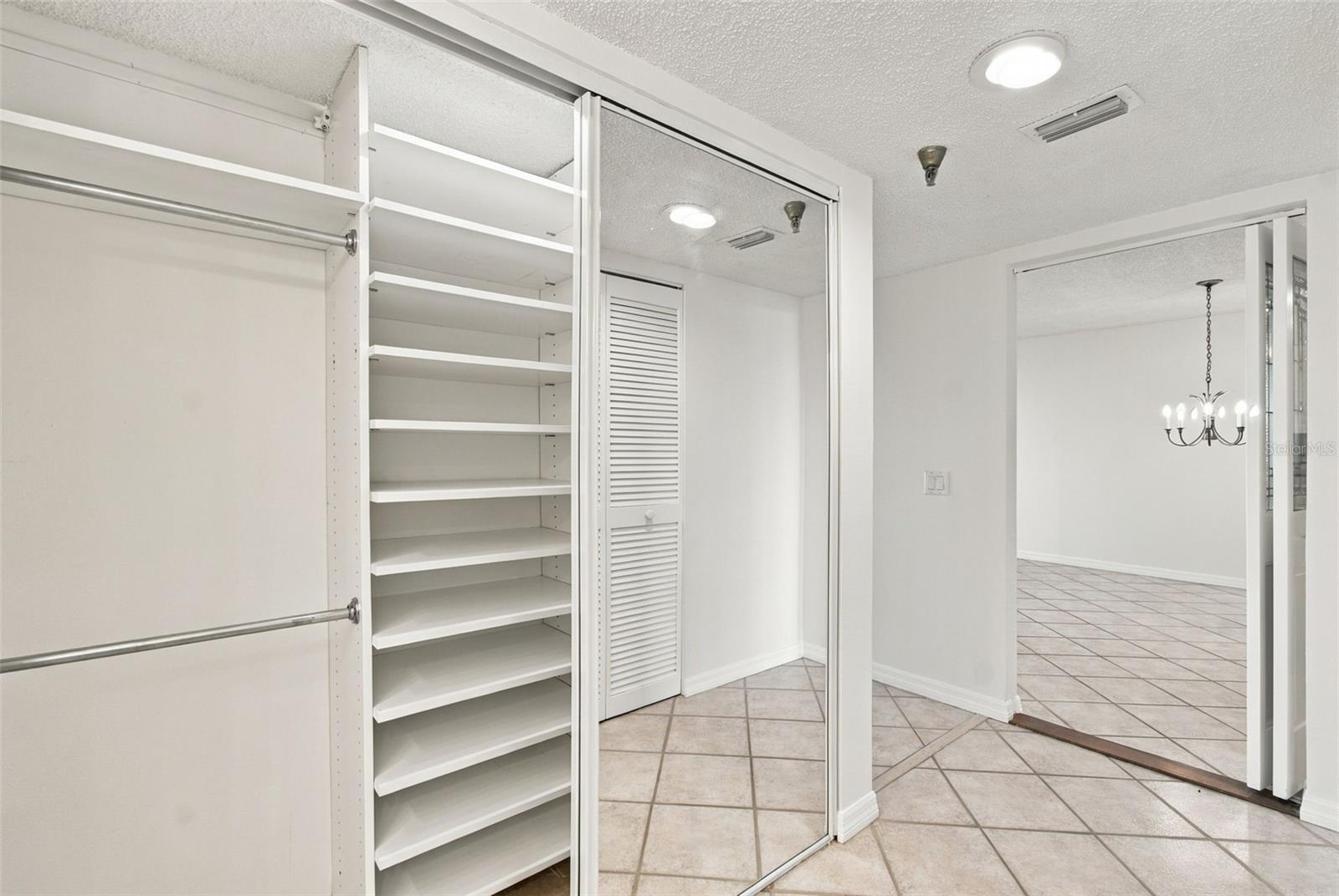Existing built in closets