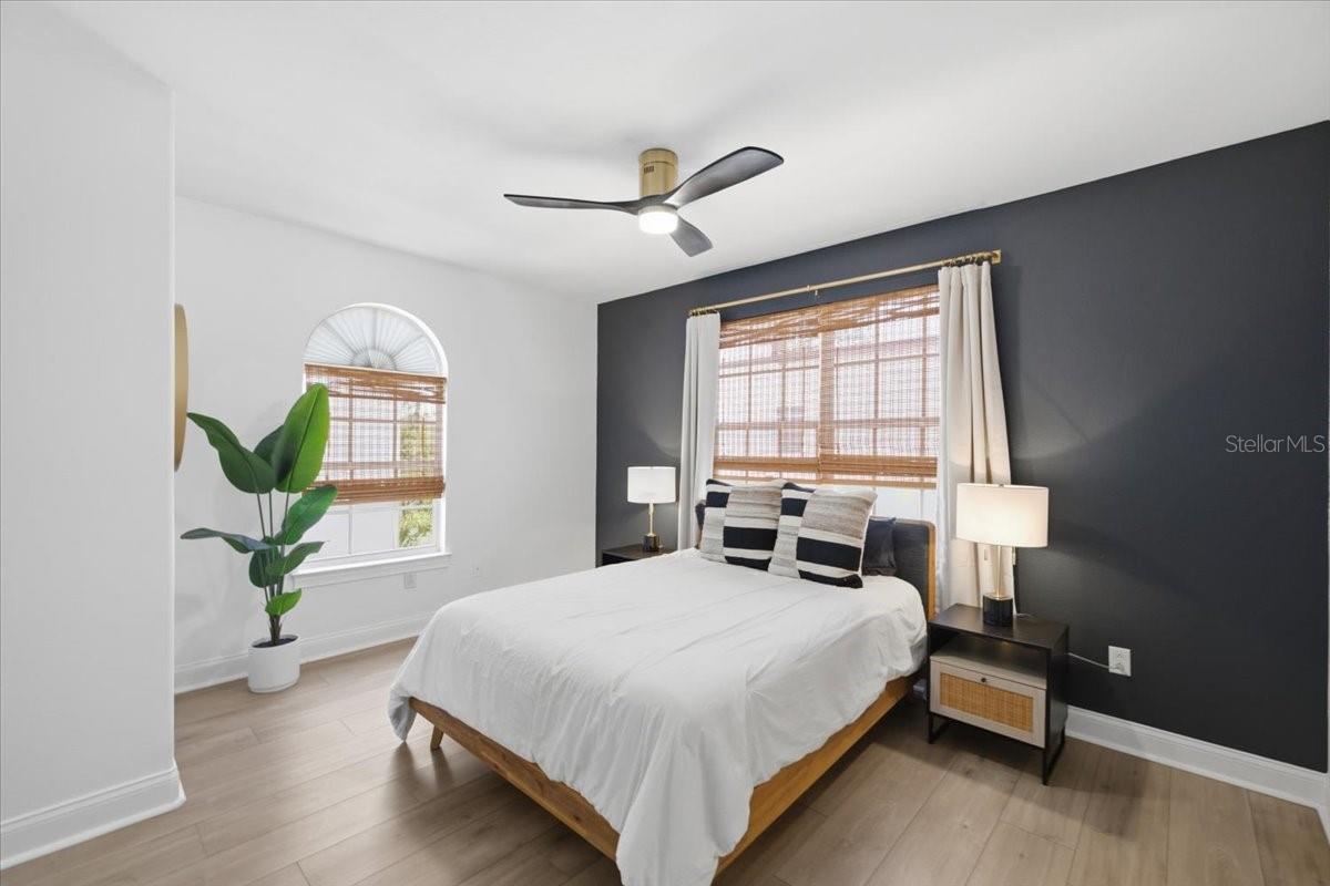 Primary Suite with on suite bath and HUGE closet, top floor. Primary Suite with on suite bath and HUGE closet, top floor.