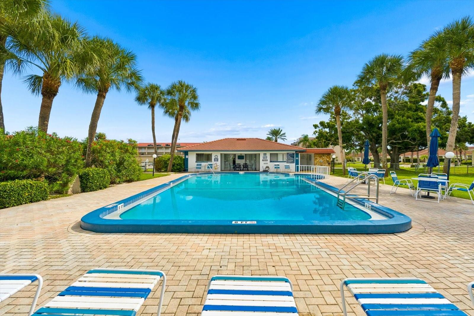 One of two spectacular community pools, both heated and cooled!