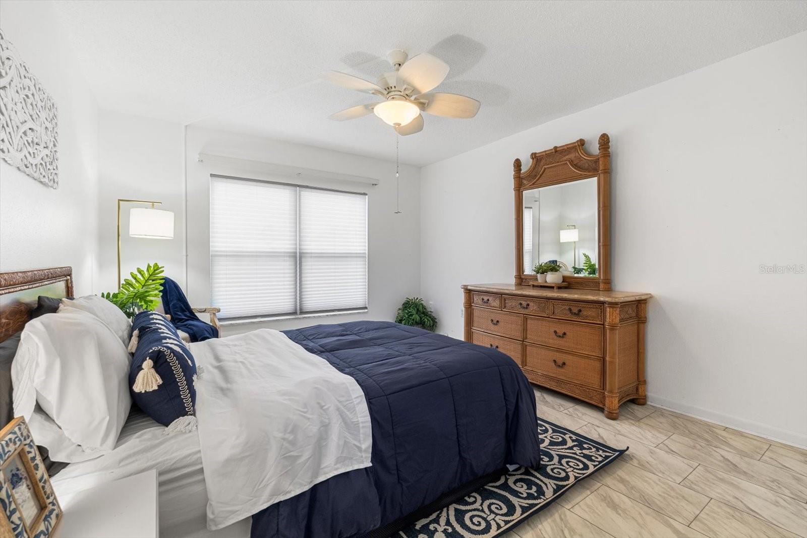 Tranquil settings are found throughout this condo.