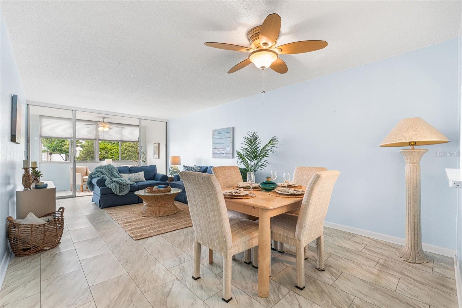 The great room is perfect for comfortable living and intimate gatherings.