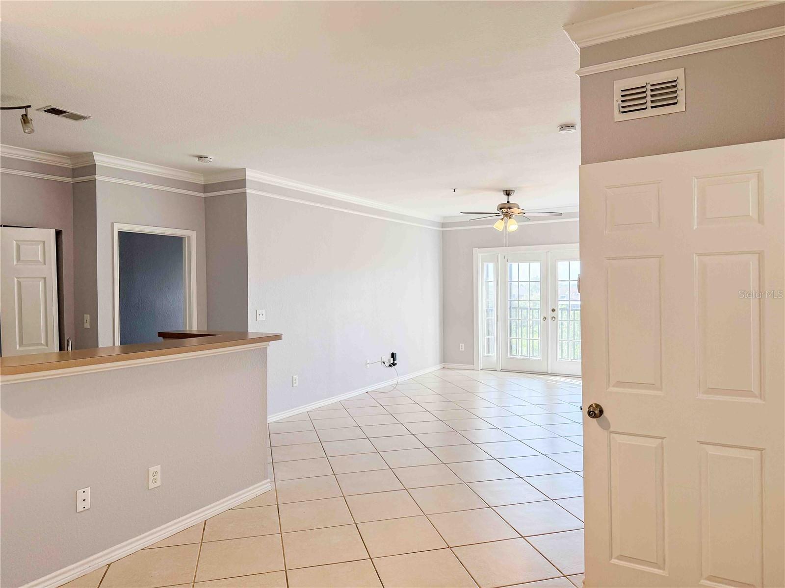 front entry into unit