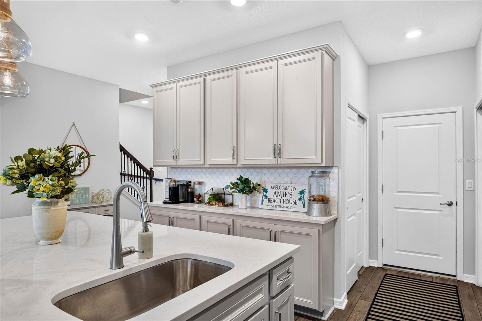 Custom Cabinets and back Splash