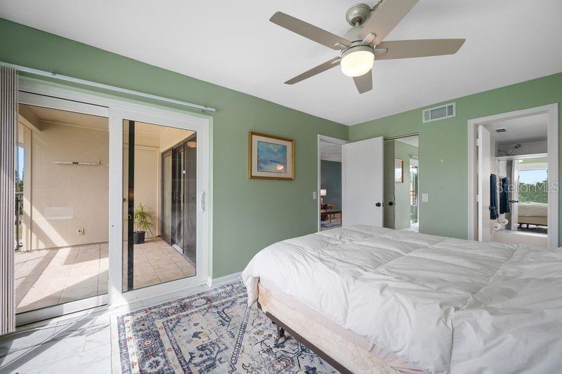 Primary Bedroom Opening to the Balcony