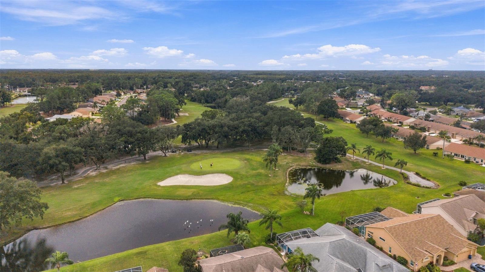 Aerial View of Golf Course!