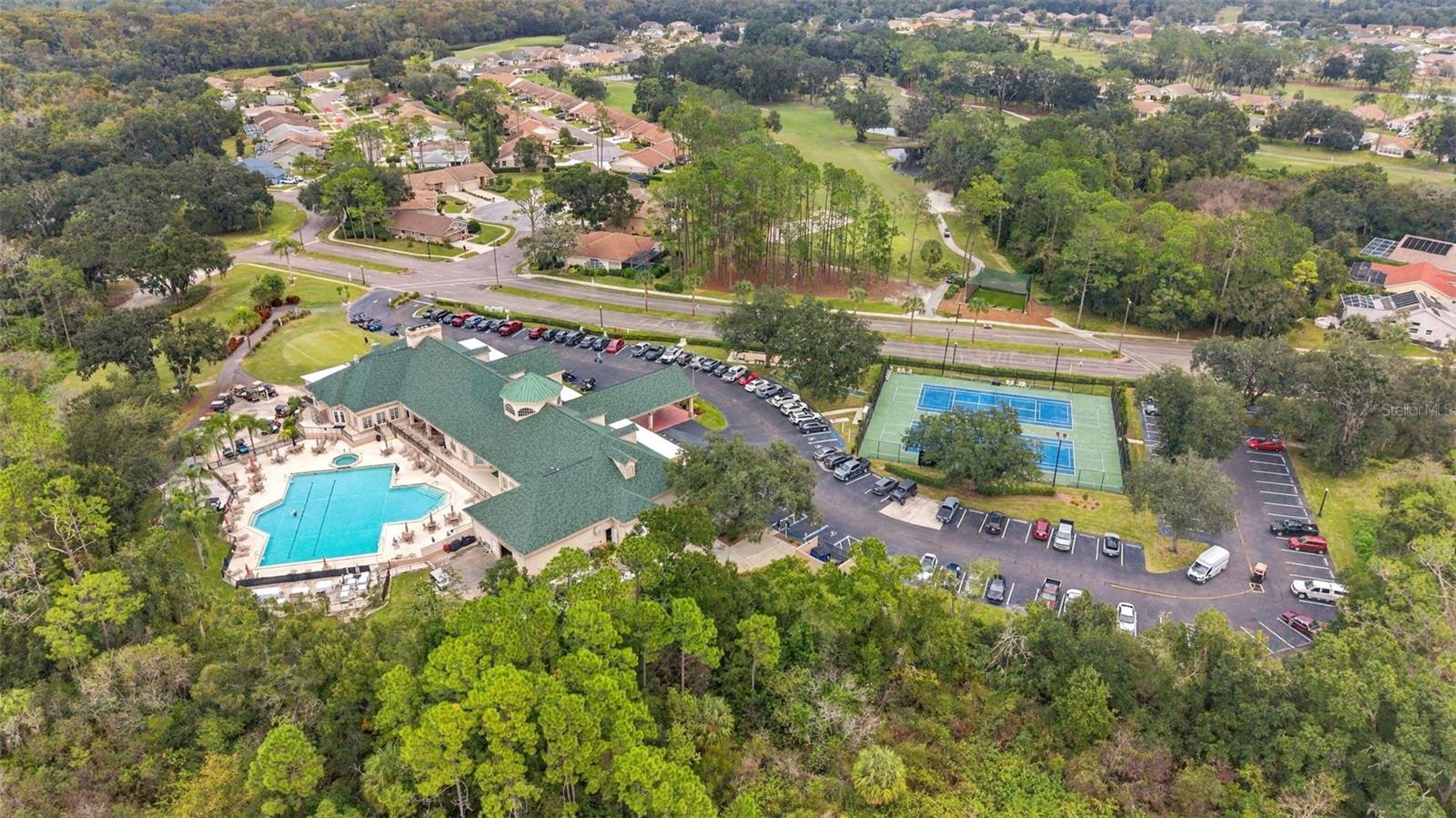 Aerial View of Community Pool & Amenities!