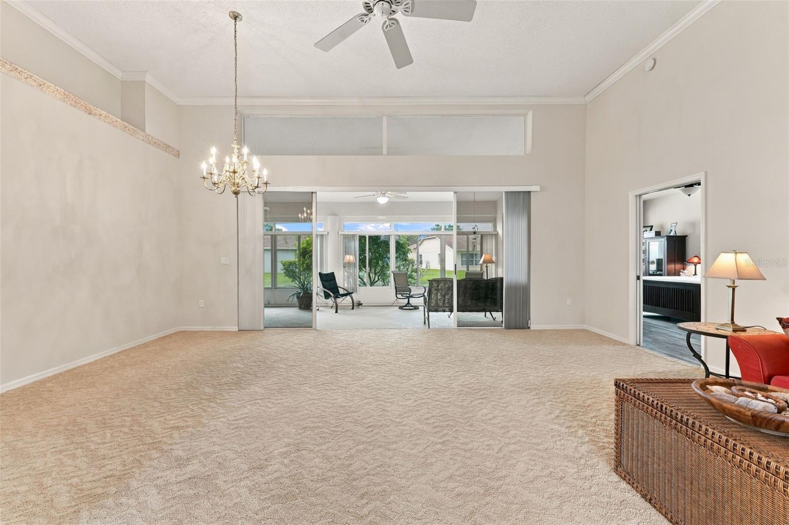 Living Room with Expansive Floor Plan