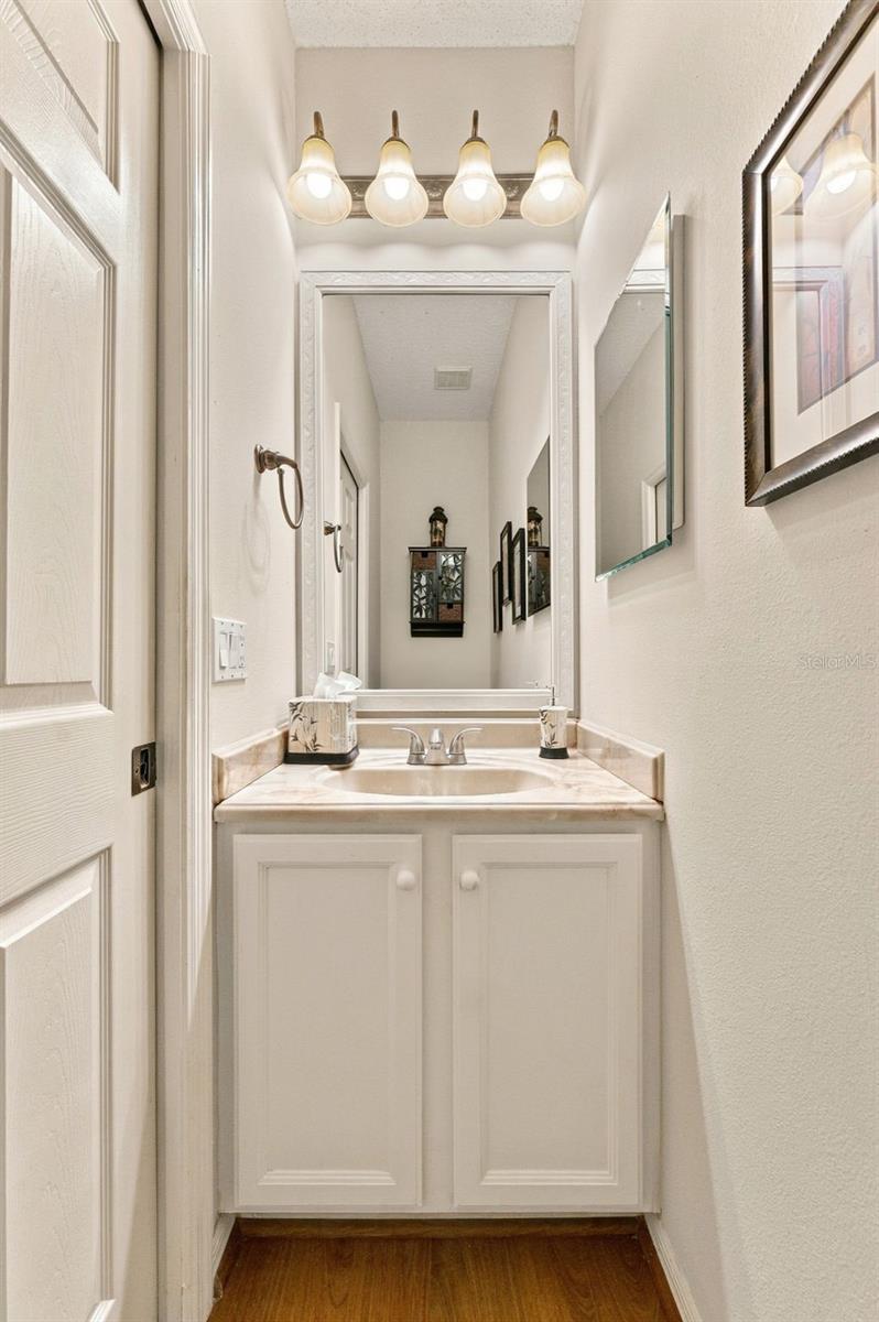 Half Bath  Vanity & Interior