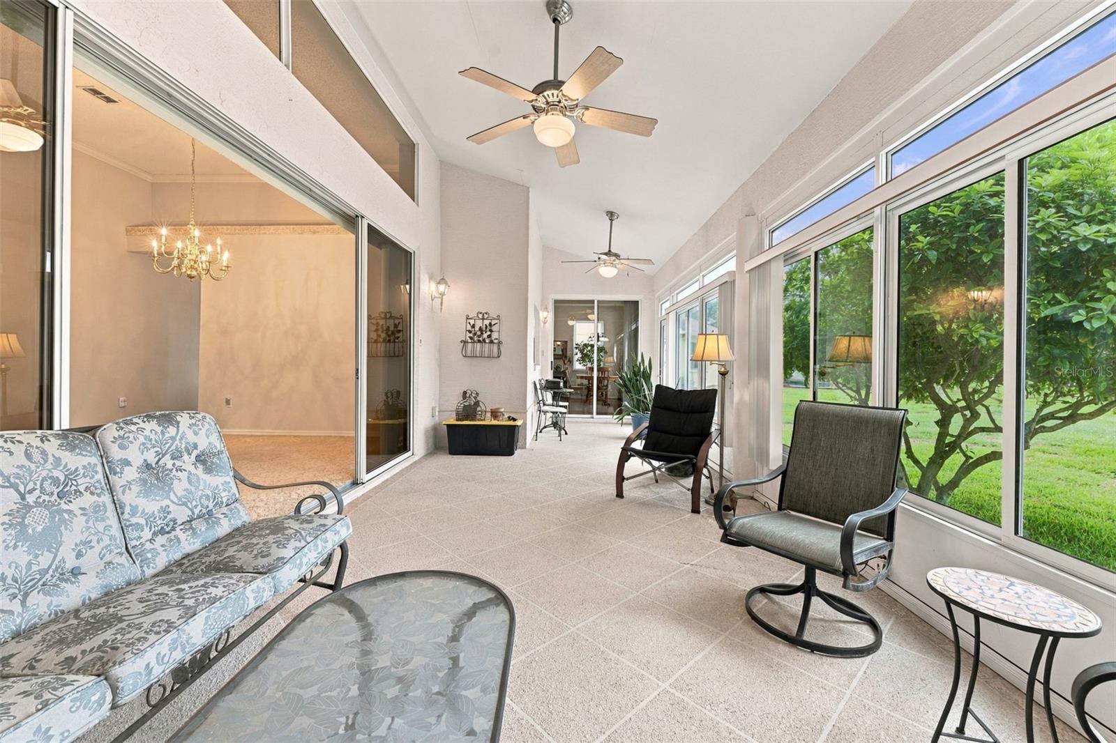 Sunroom with Expansive Window Views